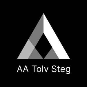 AA black white logo